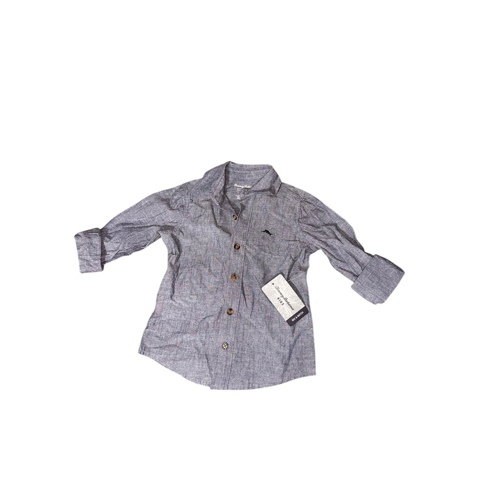Tommy Bahama Button Down Cotton Shirt Boy's Size‎ 3T New